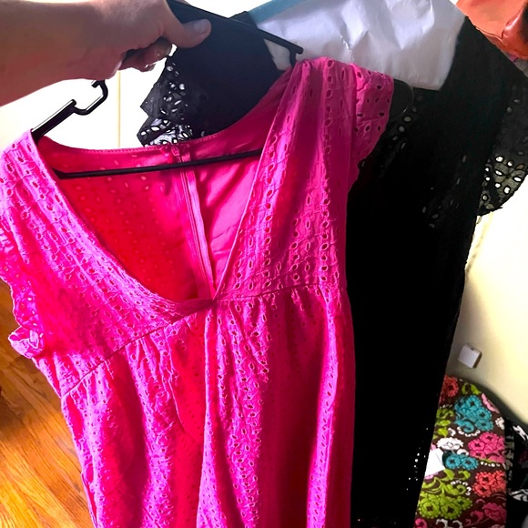 TikTok Dress!!!! In a Black and Pink!!! Hidden shorts underneath.. worn once - Picture 5 of 5